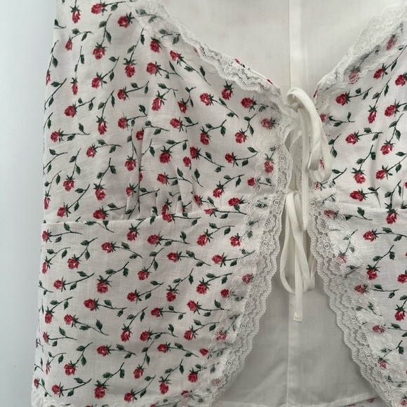 Reformation Rosalie Linen Top - Picture 4 of 6